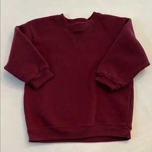 Vintage Kids Burgundy Crewneck Sweatshirt